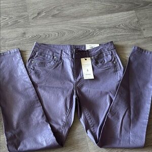 Simply Vera Vera Wang Purple Skinny Jeans